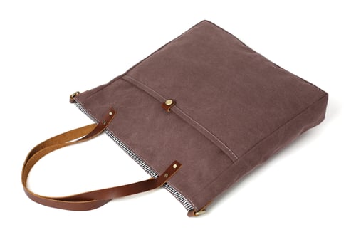 Image of Handmade Canvas Tote Bag Messenger Bag School Bag Handbag Shoulder Bag 16000