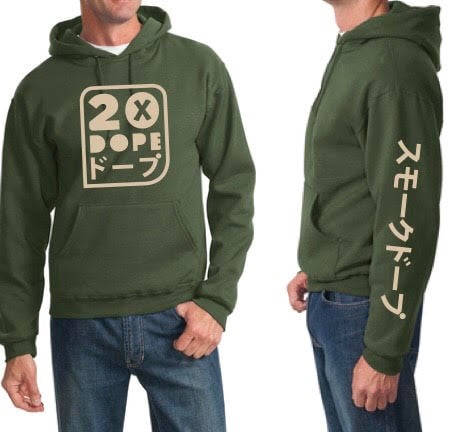 Image of 20xDope "Dope Smoke" Hoodie & Jogger Olive