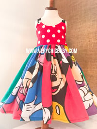 Image 1 of Vintage Mickey & Friends Dress