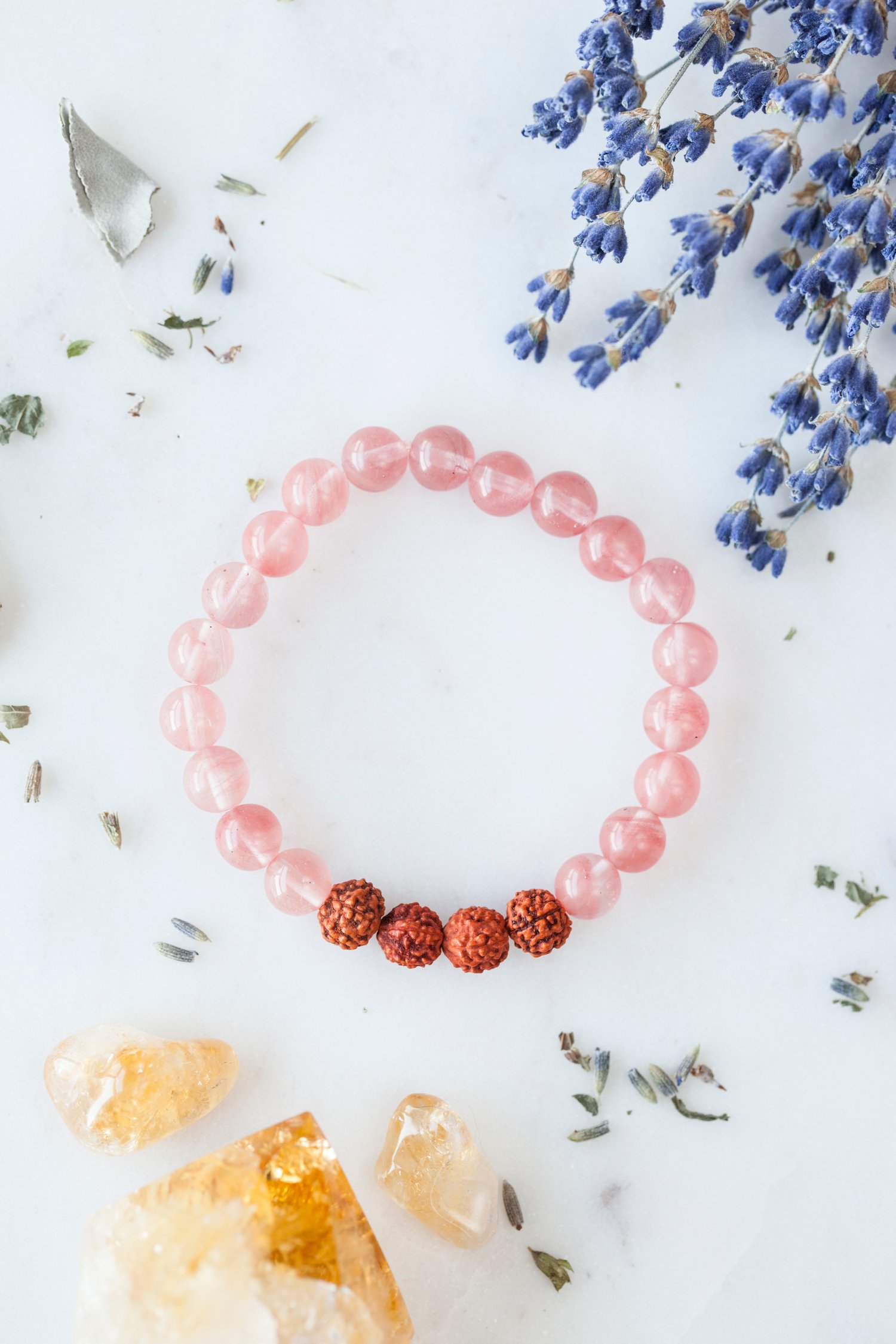 Image of Strawberry Quartz Bracelet