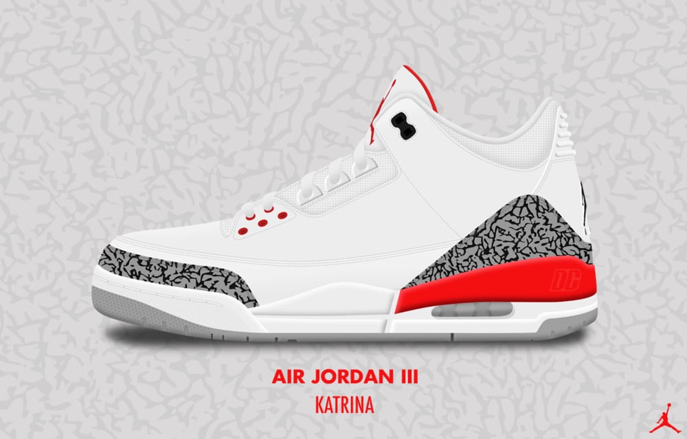 Image of Air Jordan Retro 3 “Katrina”