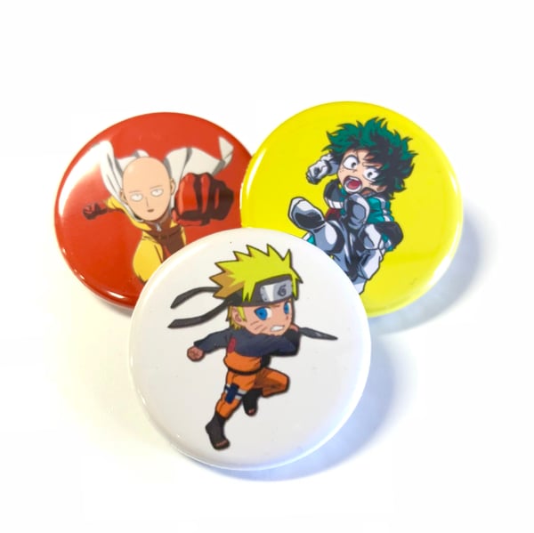 Image of Hero button pack!