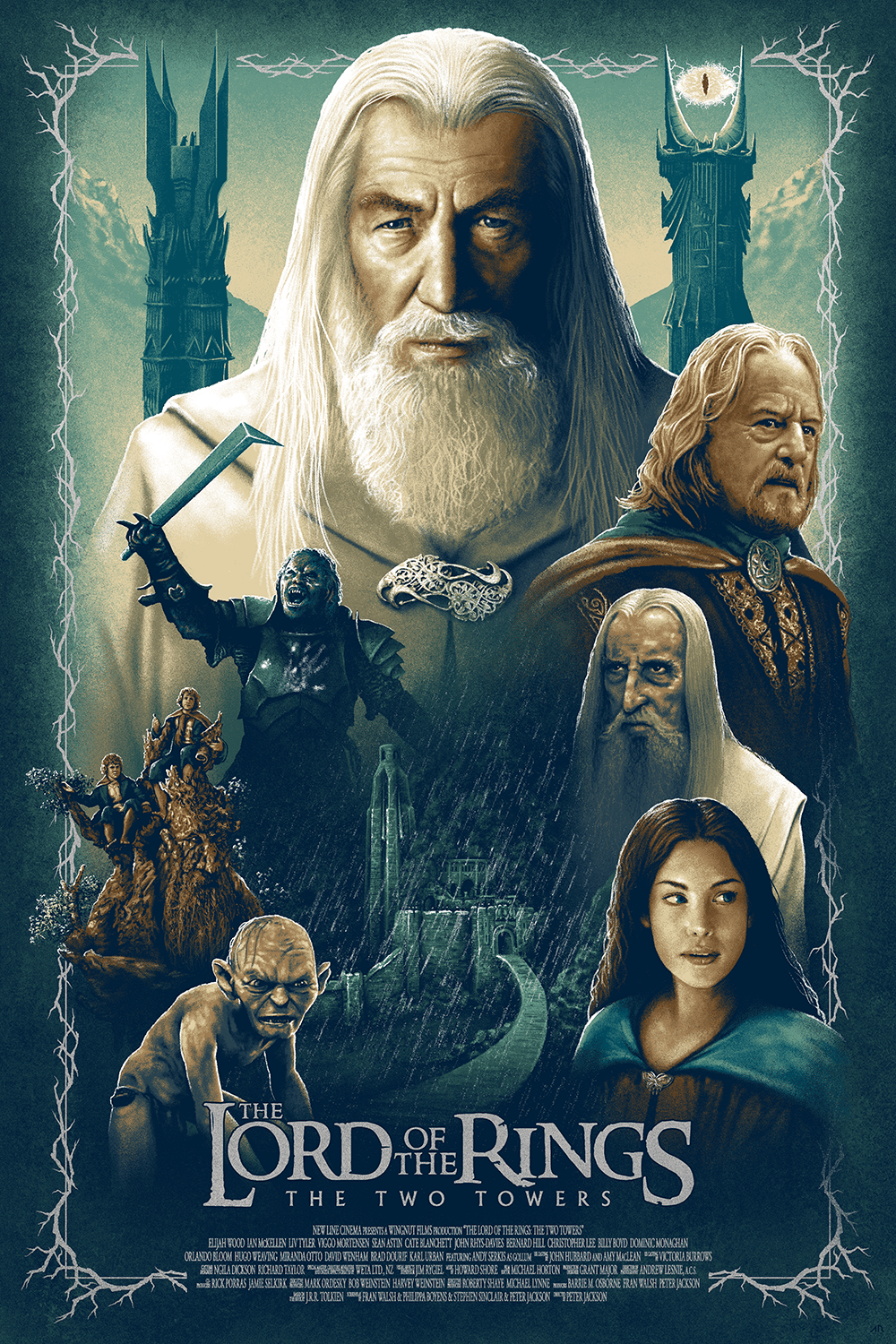 Lord of the rings two towers poster hi-res stock photography and images -  Alamy