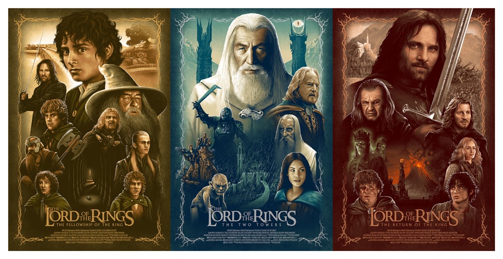 Lord of the Ring : the fellowship of the ring Minimal poster