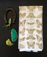 Image 1 of Moth Pattern Towel