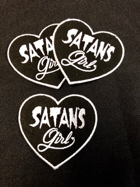 Image of Satan’s girl heart patch
