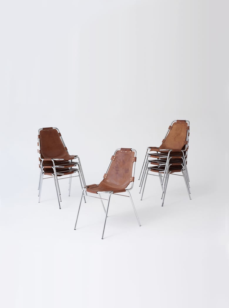 Image of Charlotte Perriand Les Arcs Chairs, 1970s
