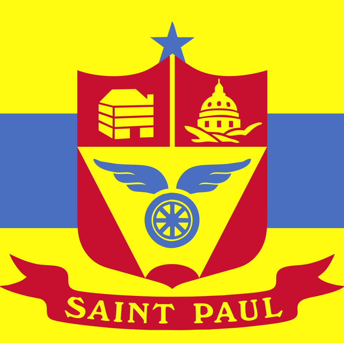 Twin City Sidewalks Store — Saint Paul Flag (2' x 3' wall flag)