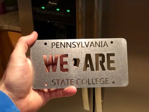 Image of Magnetic Art -- WE ARE License Plate