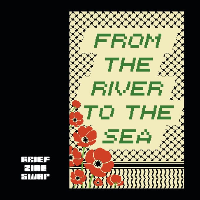 Image of Fundraiser: From the River to the Sea (Poppies & Keffiyeh)