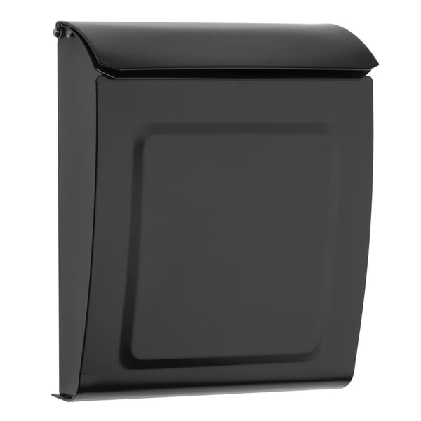 Image of Modern Style Black Locking or Non Locking Wall Mounted Mailbox - by TheBusBox Choose Your Color