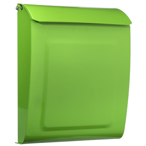 Image of Lime Green Locking or Non Locking Mailbox by TheBusBox - Choose Your Color Bright, Neon, Porch