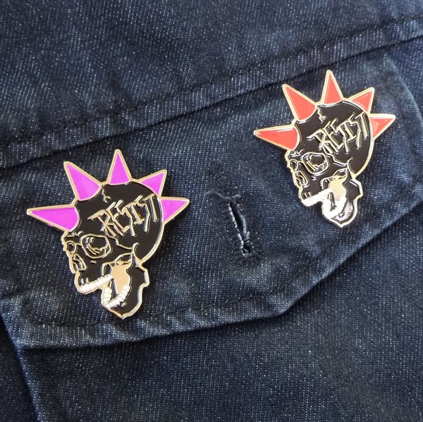 Image of Resist - Soft Enamel Pin