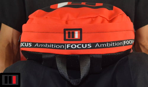 Image of Backpack Logo Red/Blk/White Ambition|FOCUS (LIMITED only 6 made and numbered 1-6) c/y 18'