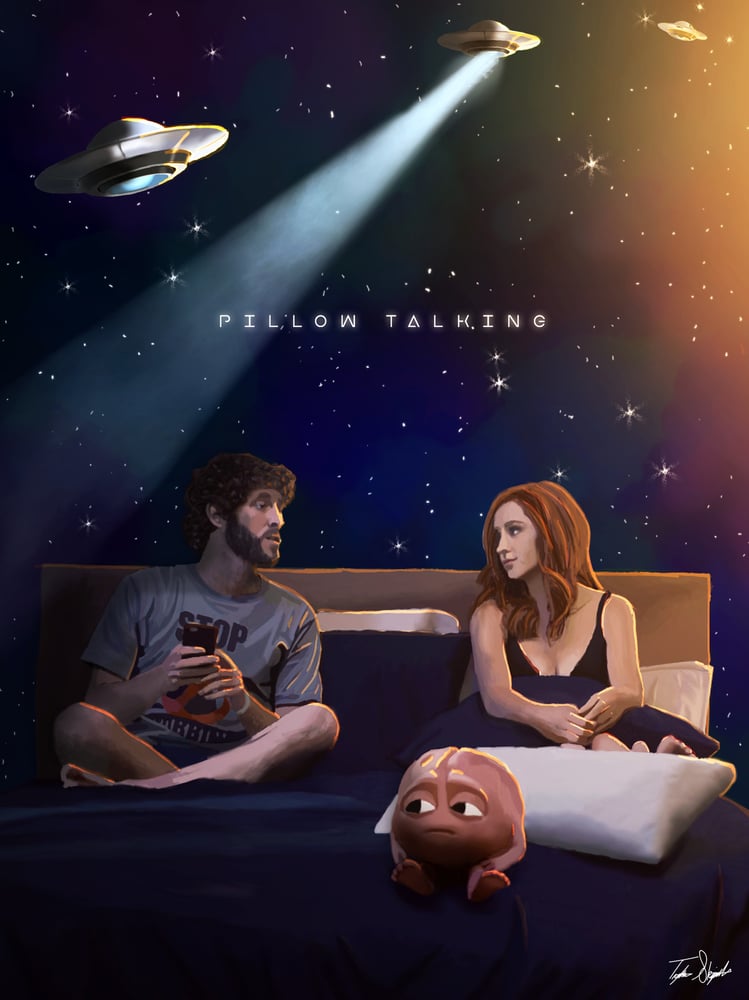 Image of Lil Dicky "Pillow Talking" Poster - 12 x 16 in.