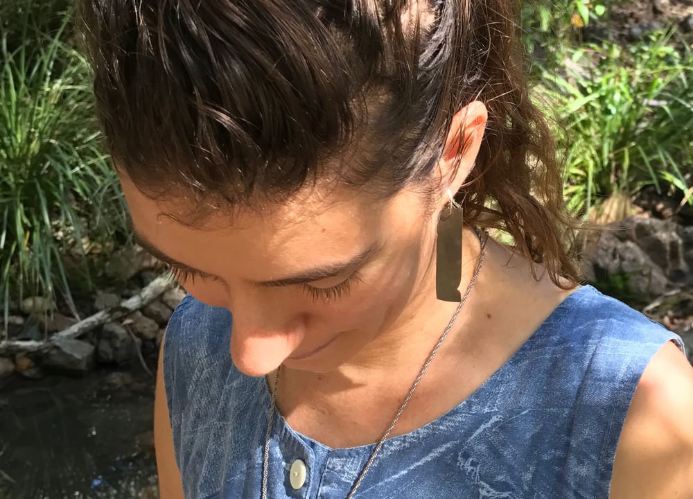 Image of Beach bottom earrings