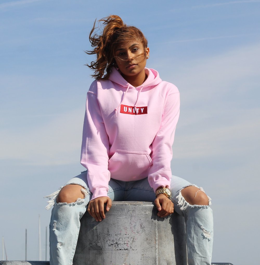 Image of PINK UNITY HOODIE I UNISEX