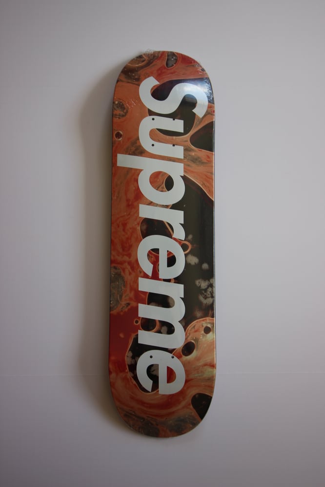 Image of Supreme FW17 Andres Serrano Collaboration Blood and Semen Skateboard Deck