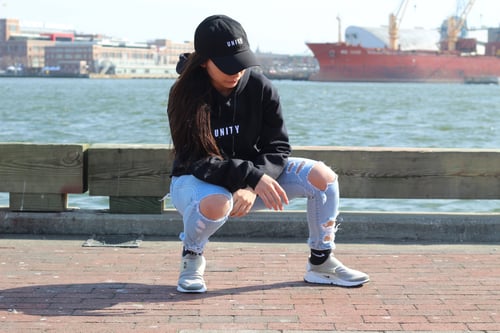 Image of UNITY BLACK ADJUSTABLE HAT