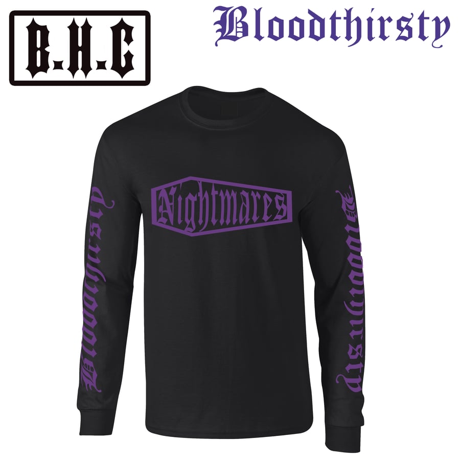 Image of BLOODTHIRSTY NIGHTMARES TEE