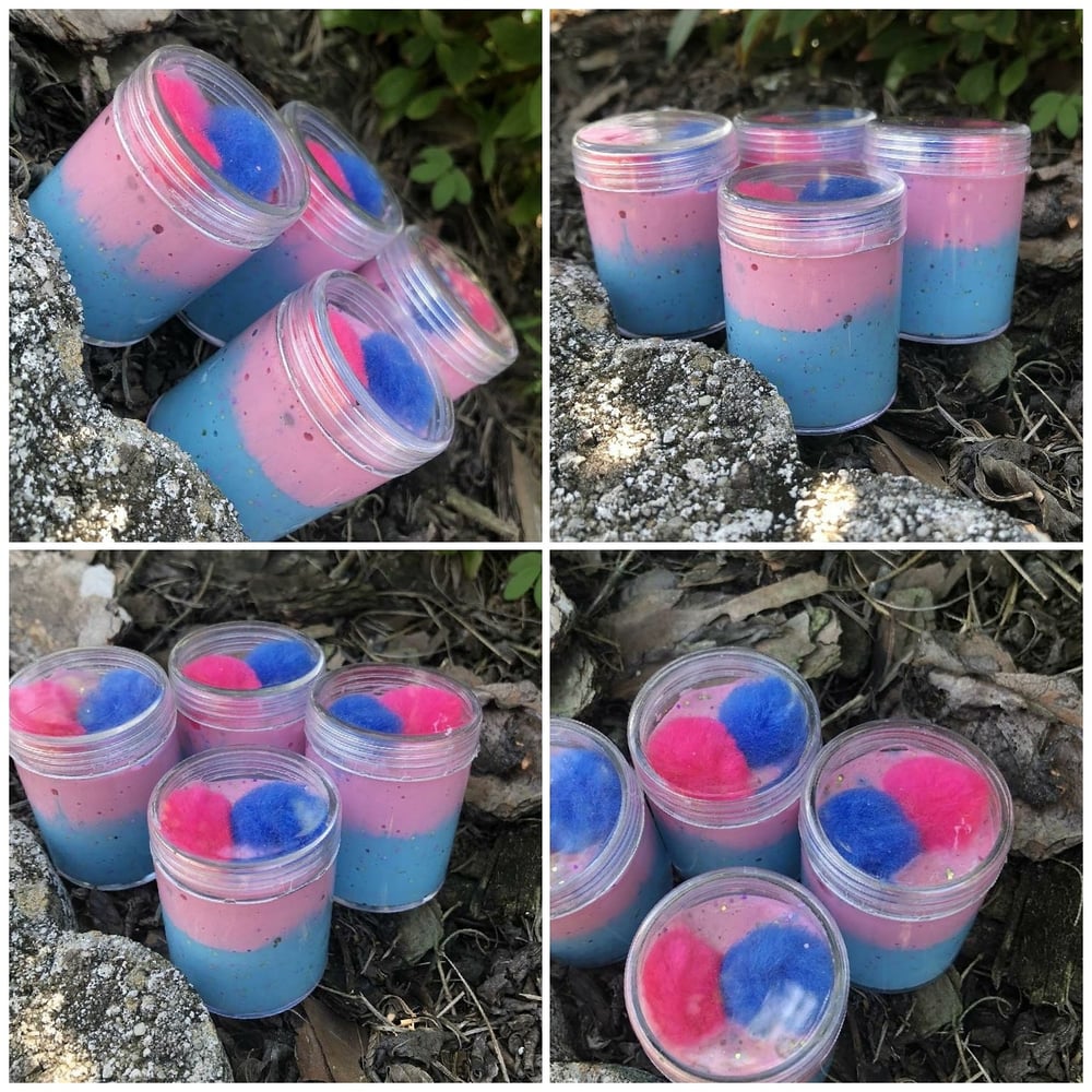 Image of Cotton Candy Cake In A Jar !