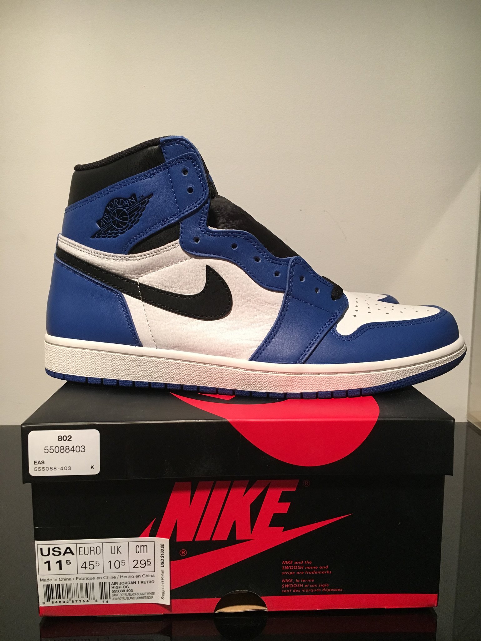 Air jordan 1 sales game royal 2018