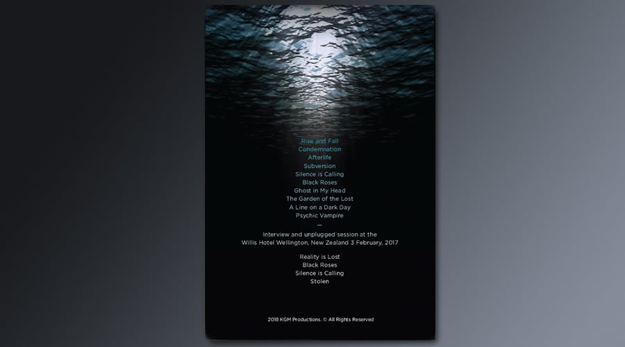 Image of ACROSS THE OCEAN - LIVE IN NEW ZEALAND 2017 LAST COPIES