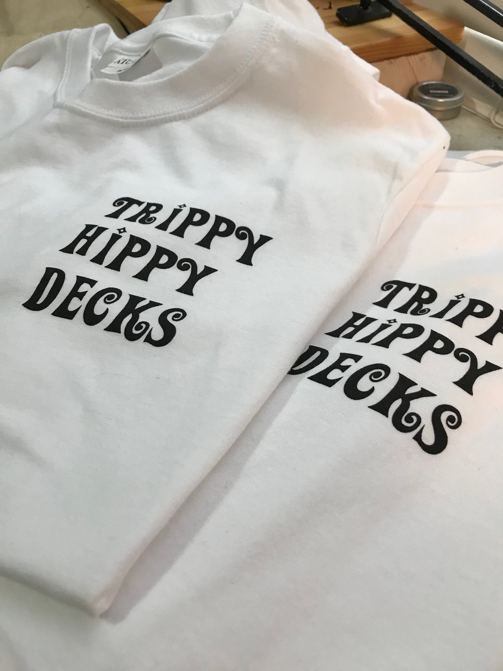 Image of Trippy Logo Tee (White)