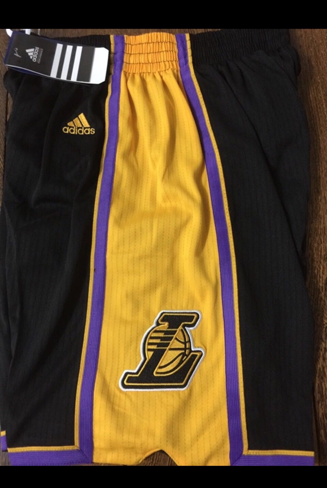 los angeles lakers swingman shorts