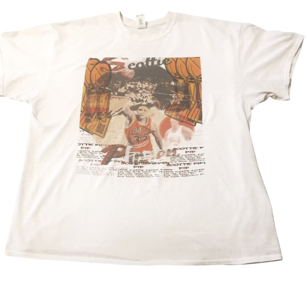 Image of Scottie pippen Rare Vintage T Shirt