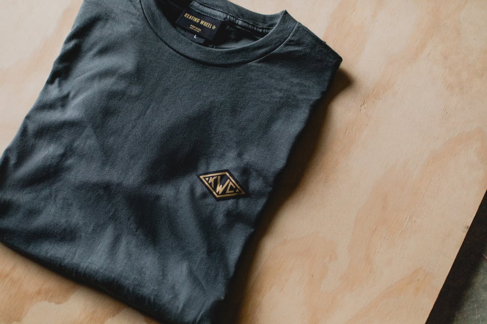 Image of KWC Diamond Tee in Asphalt Grey