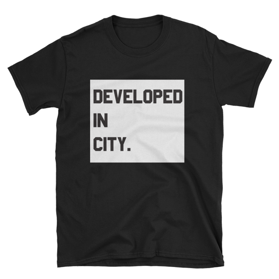 Image of Boxed-In Developed Tee (Custom city/state)