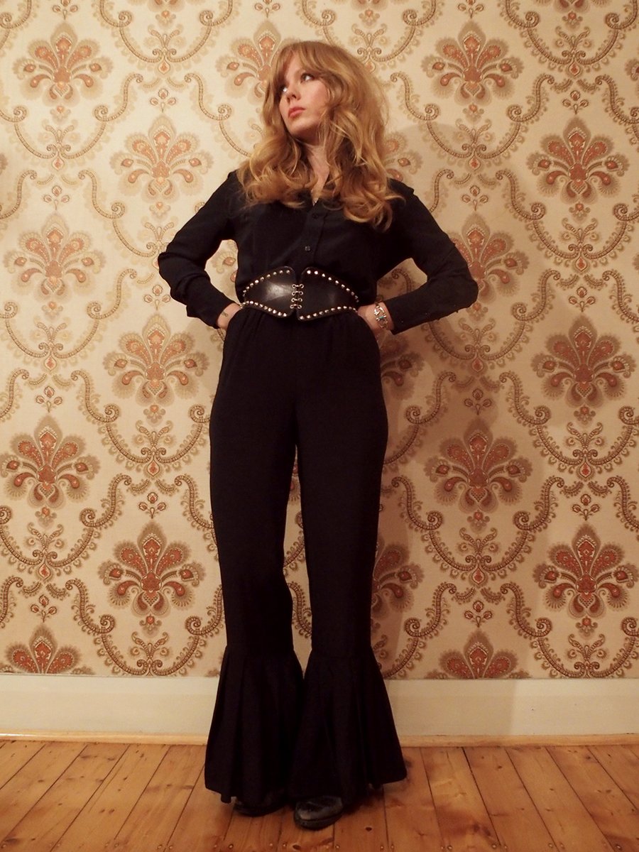 Image of Night Fever Silk Pants - Black