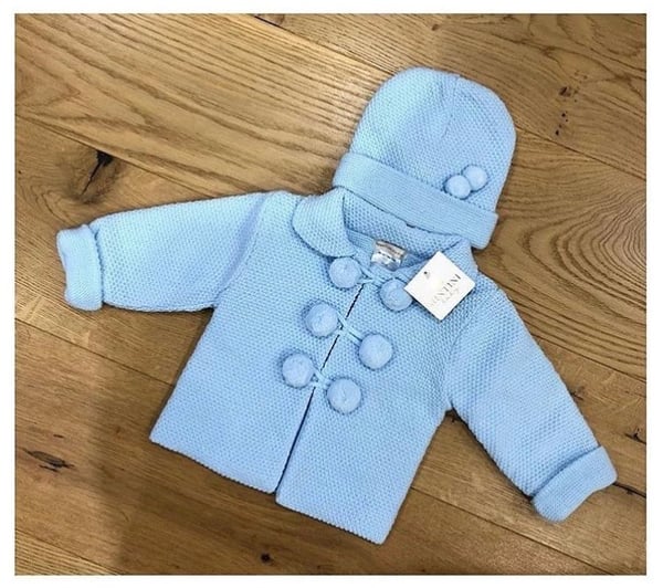 Image of Mintini knitted jacket & matching hat