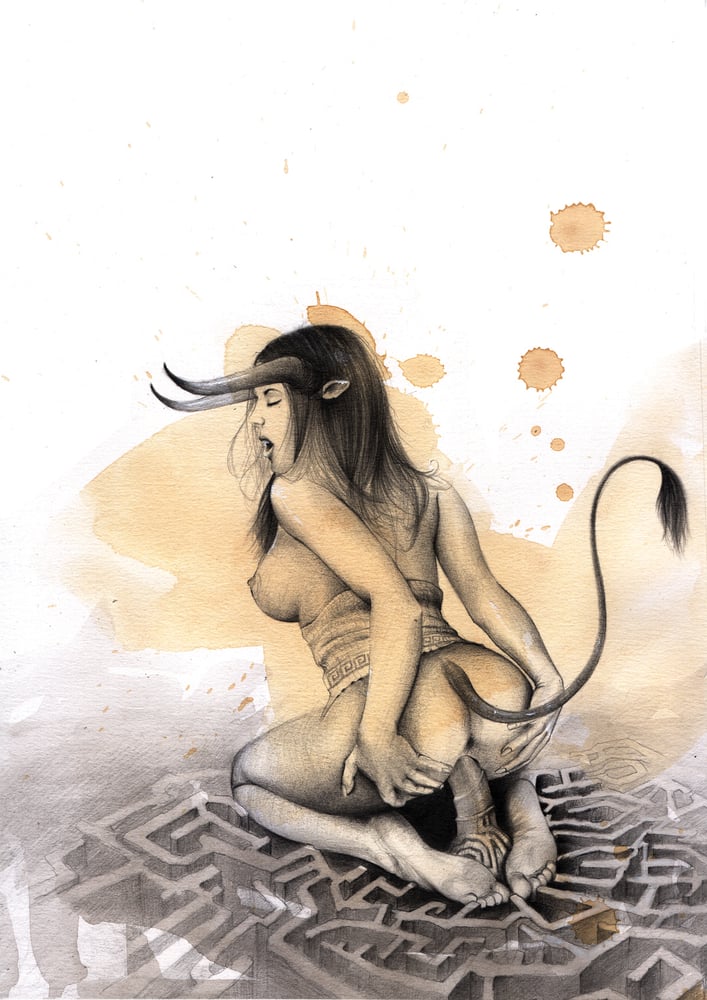 Image of Minotaur and The Labyrinth