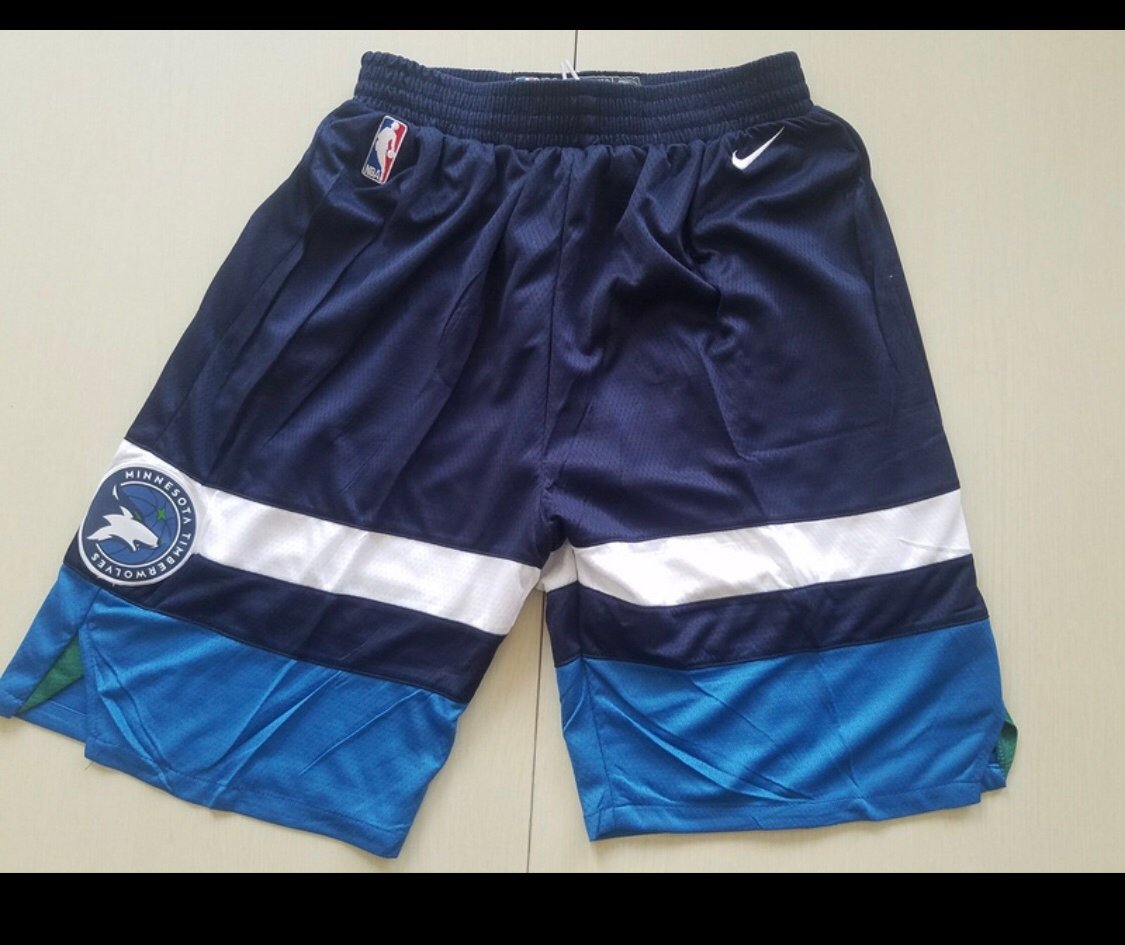 minnesota timberwolves jersey shorts