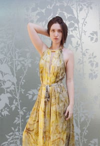 Image 1 of end of summer eco print dress