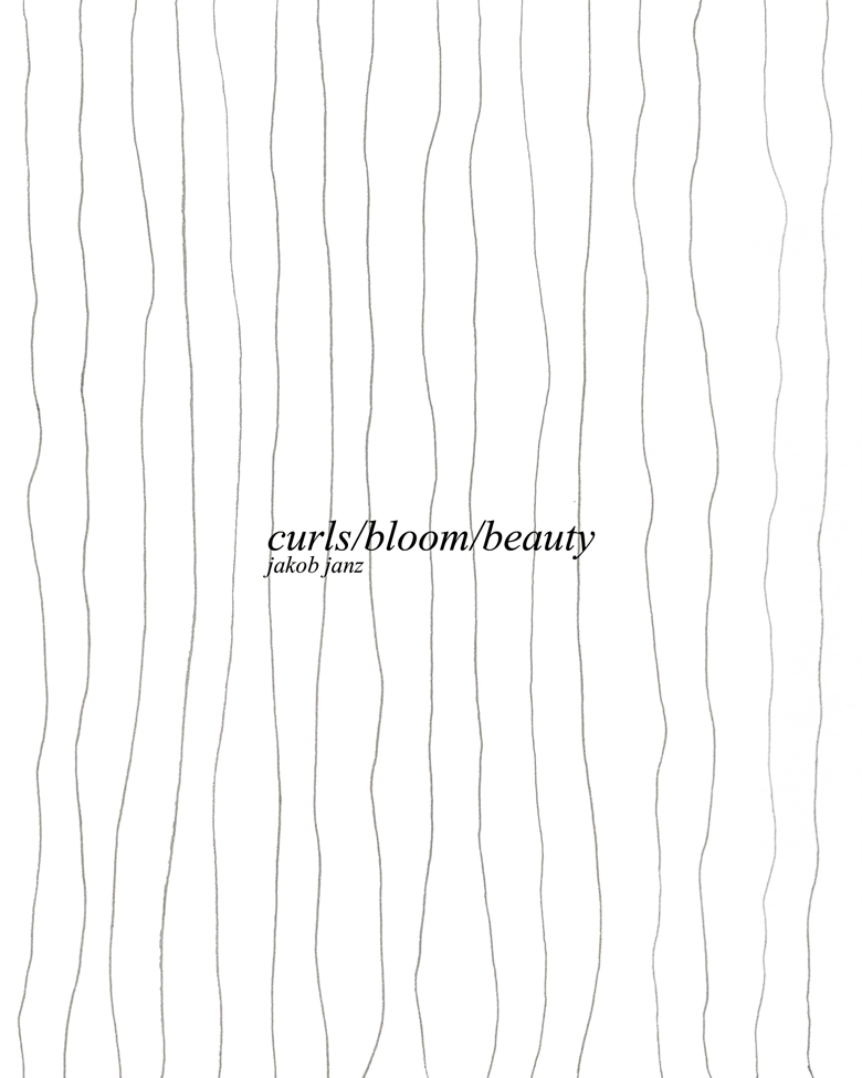 Image of "curls/bloom/beauty" photo zine