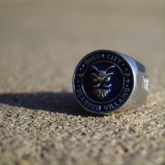 Image of Queen City Bearded Villains Chapter Ring Pre-sale