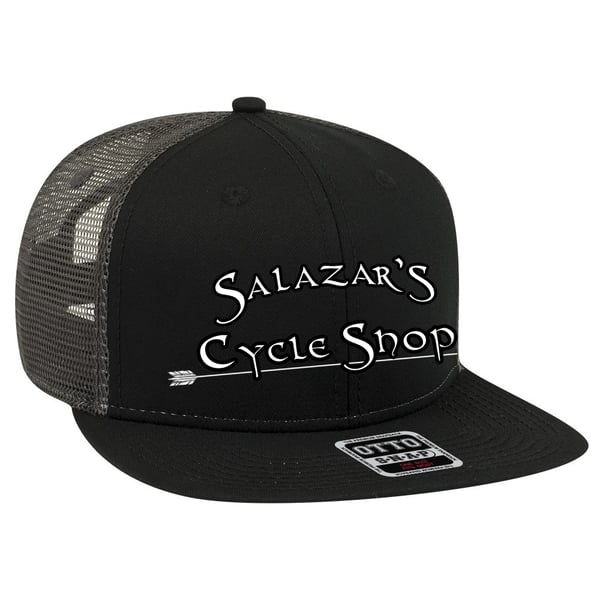 Image of **PRE-ORDER** Black Trucker Style Snapback Hat