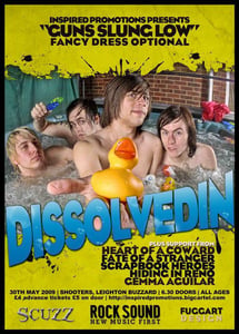 Image of DissolvedIn w/ Heart of A Coward, Fate of A Stranger & more. May 30th