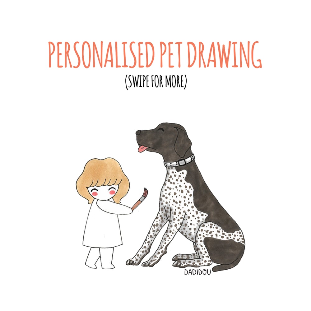 Image of PERSONALISED PET DRAWING (Digital Only)