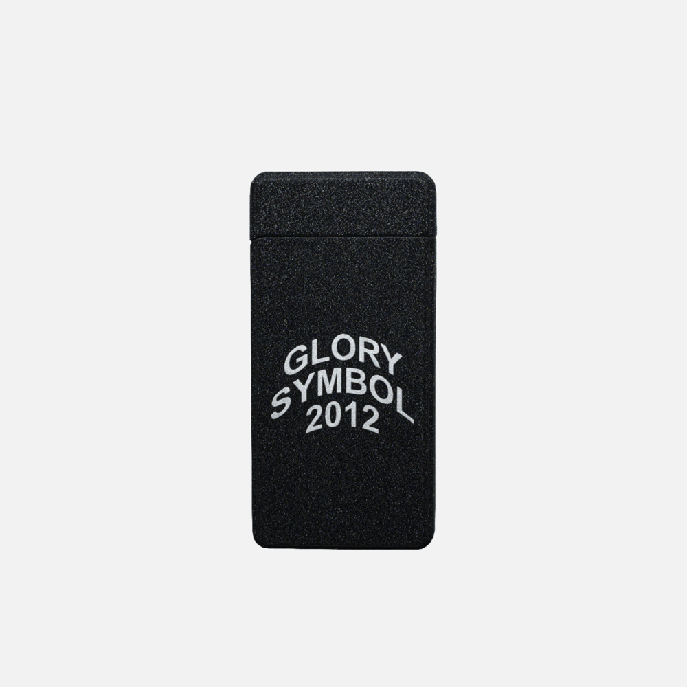 Image of LOGO PLASMA LIGHTER - WHITE/BLACK