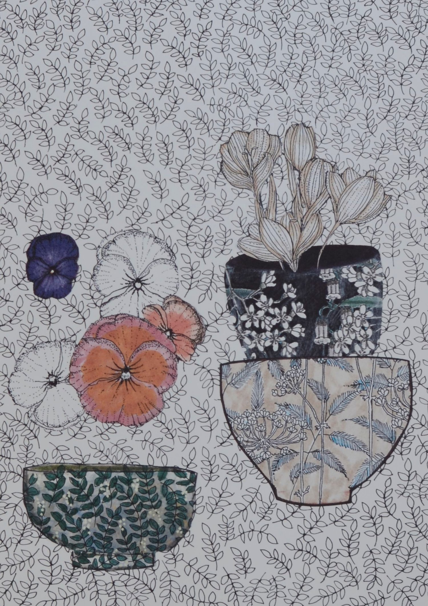 Image of Large Wabi-sabi collage