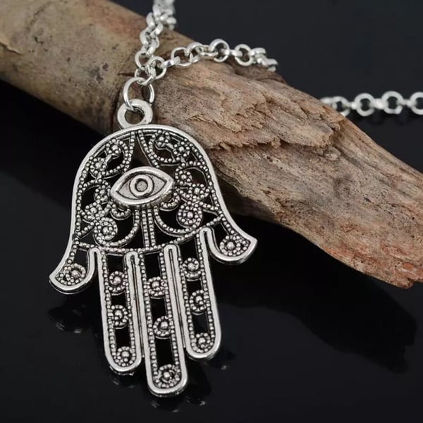 Image of Hamsa Hand Necklace