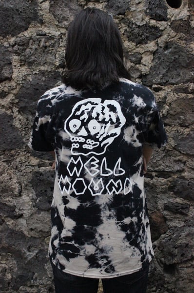 Image of Tye dye skull - T shirt