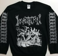 Image 1 of Incantation " Blasphemous Cremation " Sweatshirt