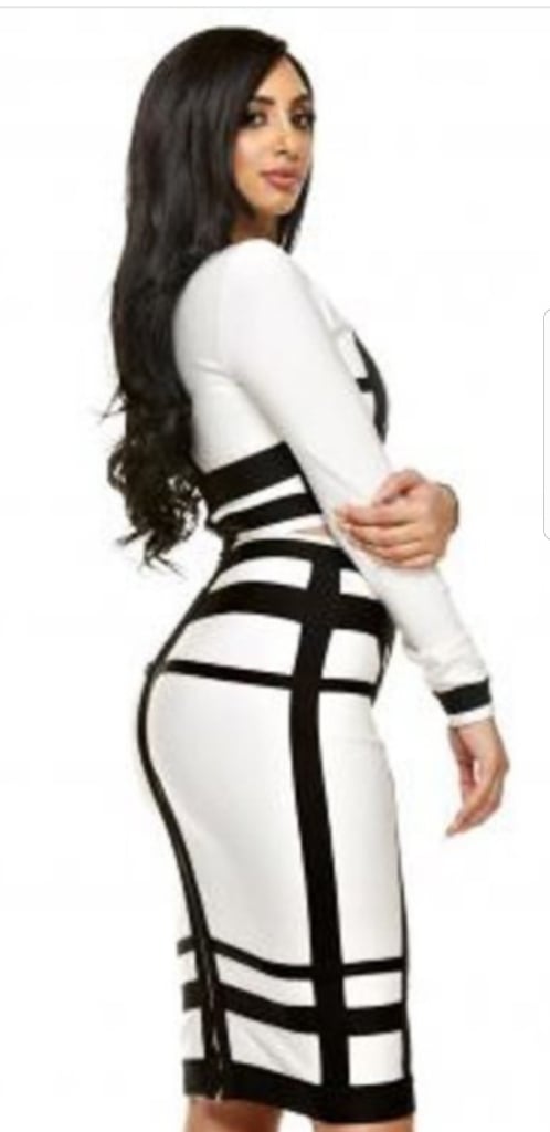 White bandage two piece cheap set