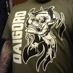 Image of DAIGORO "WELL HUNG DEMON" GREEN SHIRT