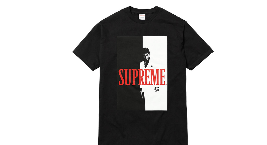 supreme split tee